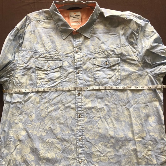 TOMMY BAHAMA Jeans Crafted Mens Casual Shirt - Picture 3 of 7